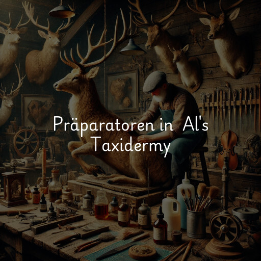 Präparatoren in Al's Taxidermy