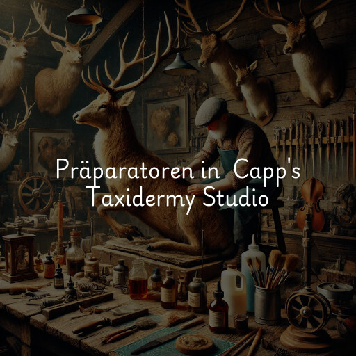 Präparatoren in Capp's Taxidermy Studio