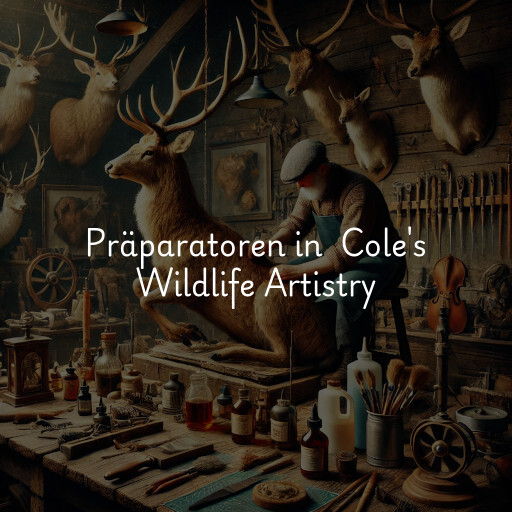 Präparatoren in Cole's Wildlife Artistry