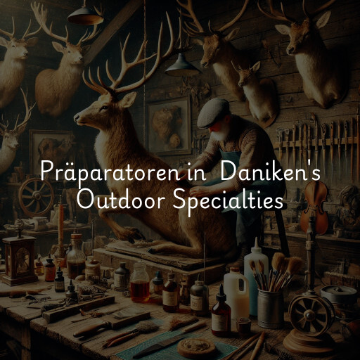 Präparatoren in Daniken's Outdoor Specialties