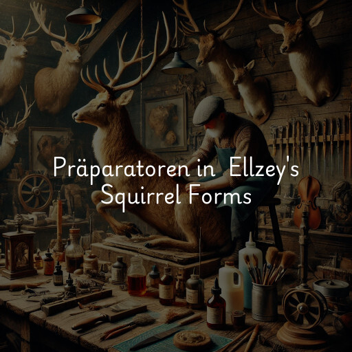 Präparatoren in Ellzey's Squirrel Forms