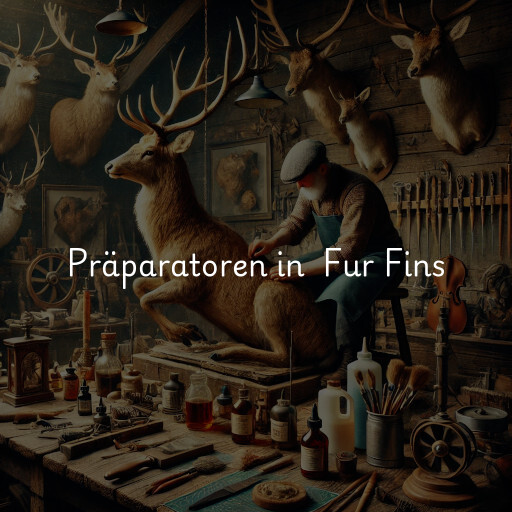 Präparatoren in Fur Fins & Feathers Taxidermy