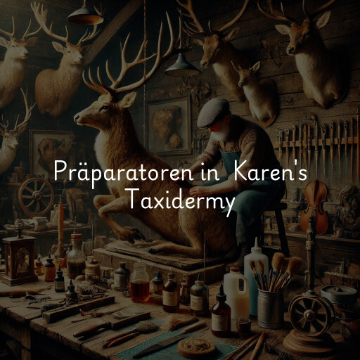 Präparatoren in Karen's Taxidermy & Wildlife Art Studio