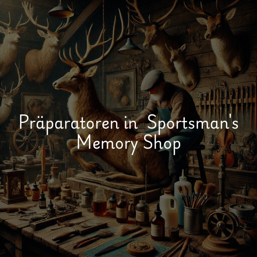 Präparatoren in Sportsman's Memory Shop