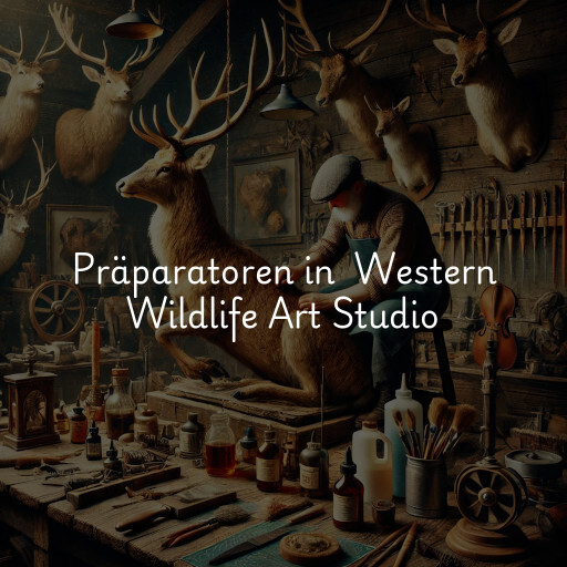 Präparatoren in Western Wildlife Art Studio