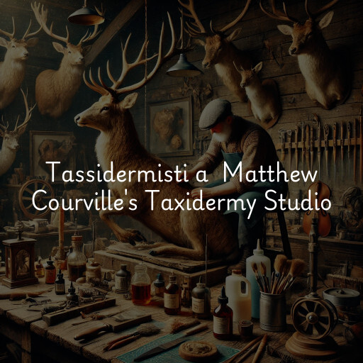 Tassidermisti a Matthew Courville's Taxidermy Studio