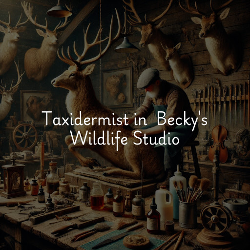 Taxidermist at  Becky's Wildlife Studio