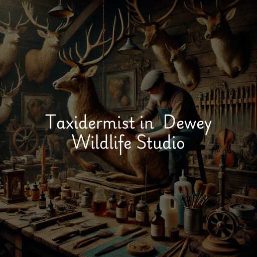 Taxidermist at  Dewey Wildlife Studio