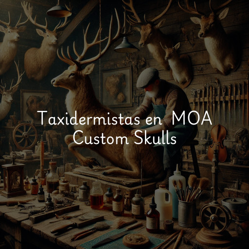 Taxidermistas en MOA Custom Skulls